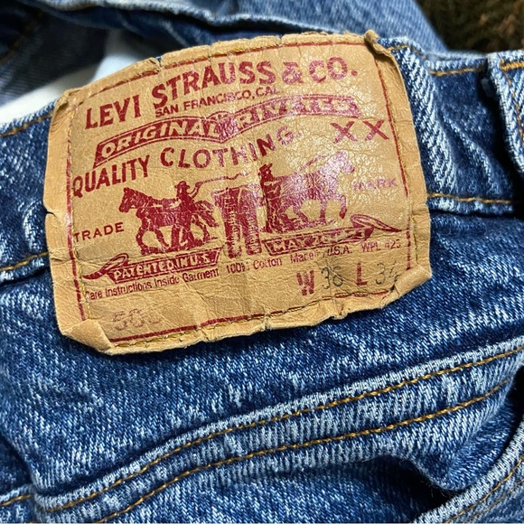 Vintage Levi’s Jeans 506 Acid Washed Jeans Blue Made in USA - Picture 5 of 16